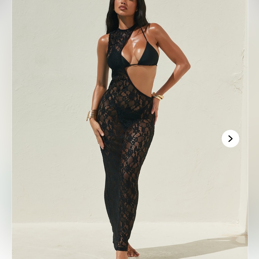 Black Lace Cover Up